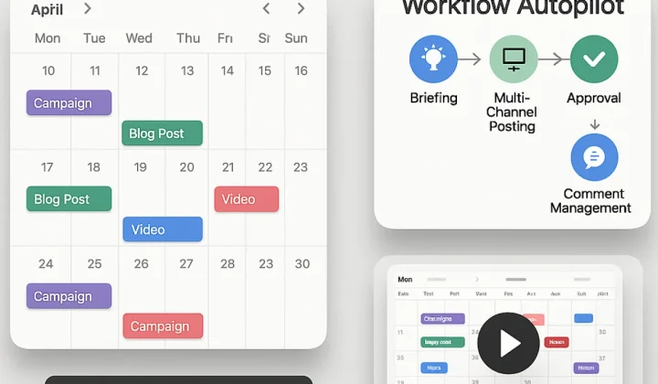 Autopiloten Content-Automation: 5 automatisierte Workflows, die Zeit sparen und skalieren