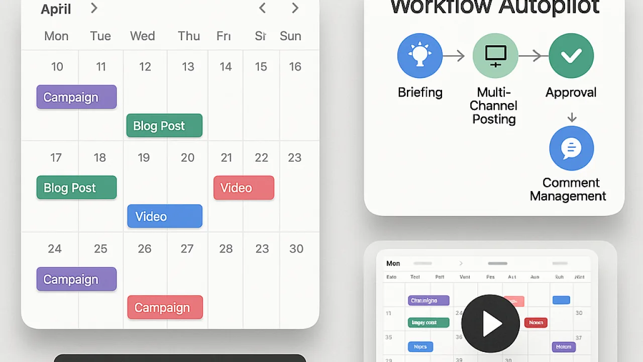Autopiloten Content-Automation: 5 automatisierte Workflows, die Zeit sparen und skalieren