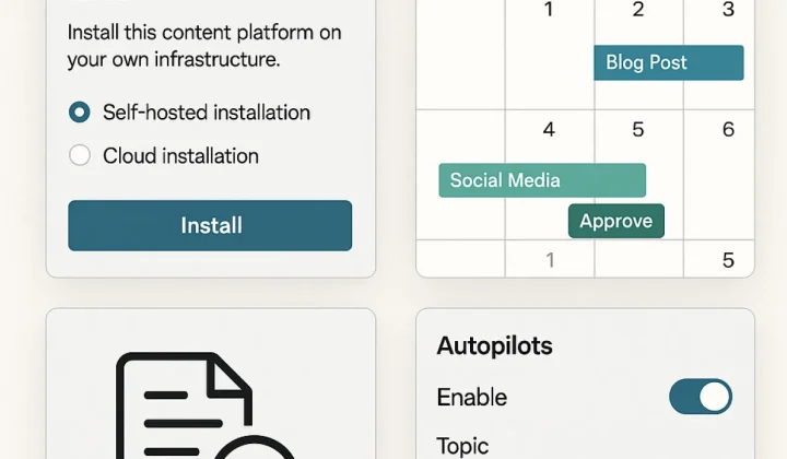 Datensouveränität sichern: DSGVO‑konforme Content‑Workflows mit einer selbst installierbaren Plattform