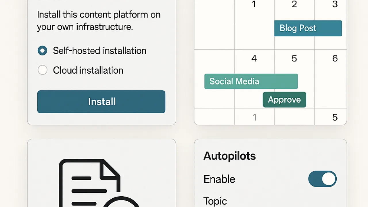 Datensouveränität sichern: DSGVO‑konforme Content‑Workflows mit einer selbst installierbaren Plattform